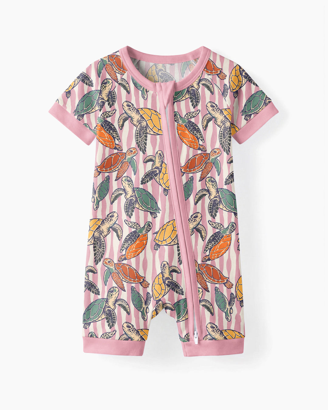 Turtle Bay Family Matching Bamboo Shorty Zippy