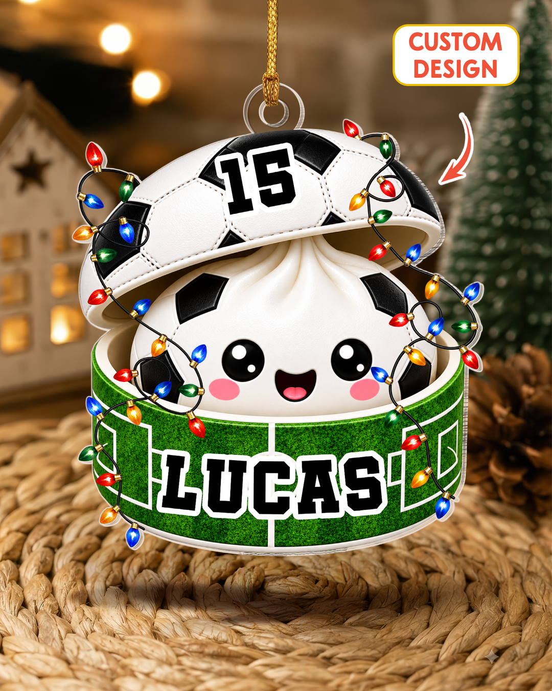 Sport Ball Dumpling - Personalized Acrylic Ornament