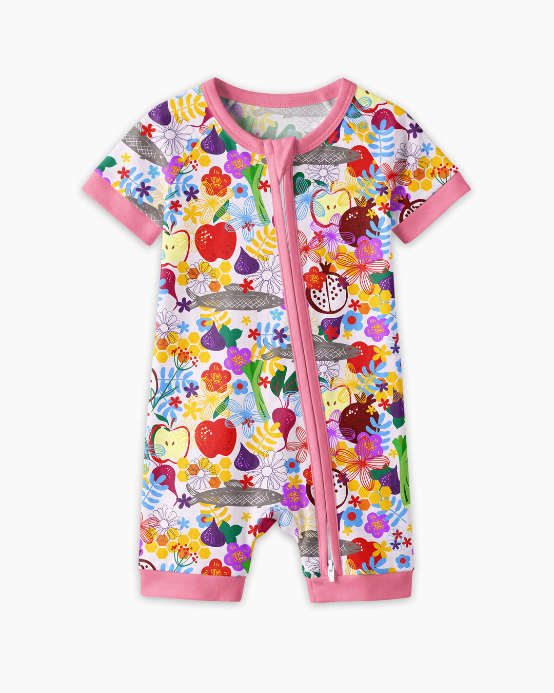 Happy Rosh Hashanah Bamboo Shorty Zippy