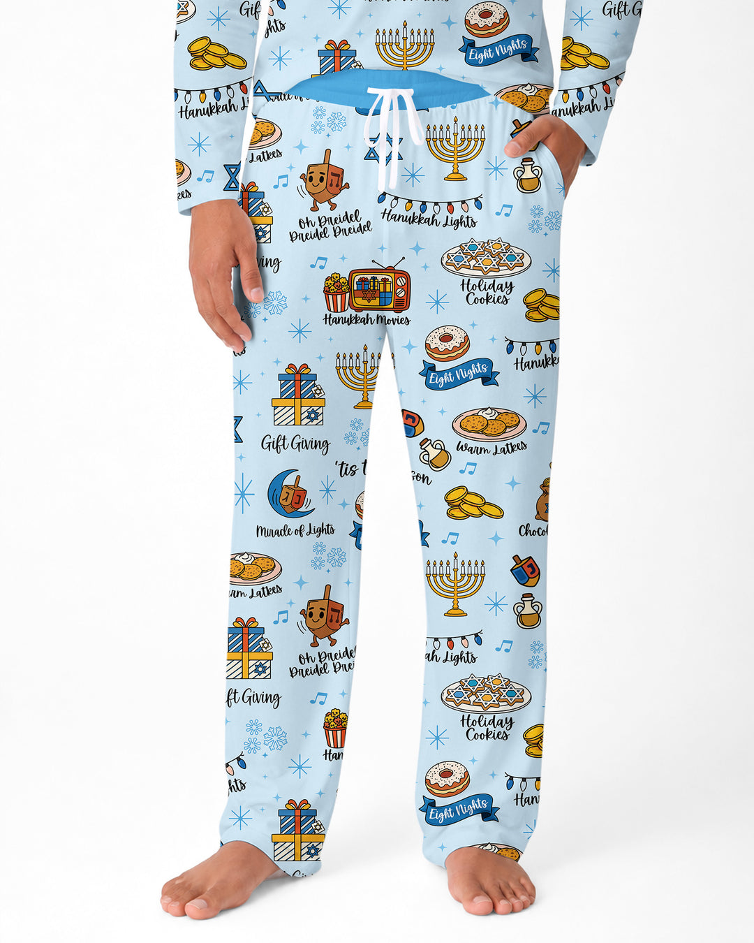 Hanukkah Night Bamboo Men's Pajama Set