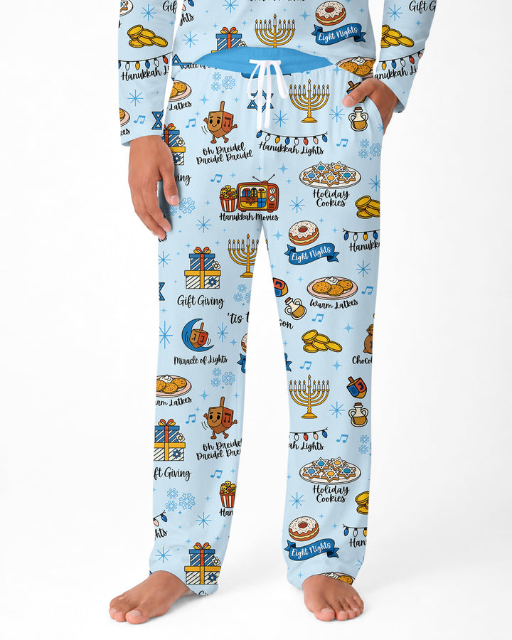 Hanukkah Night Bamboo Men's Pajama Set