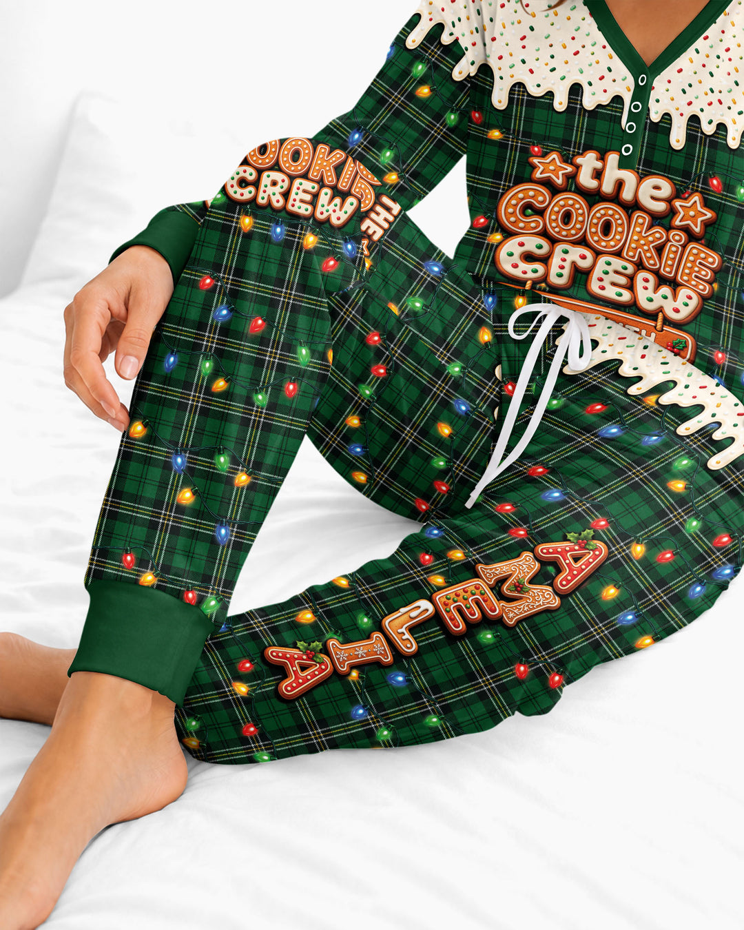 The Cookie Crew Custom Name Bamboo Women Pajama Set