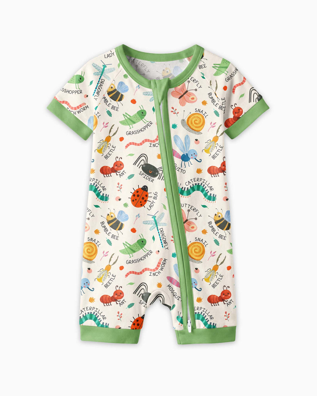 Bug Field Guide Bamboo Shorty Zippy