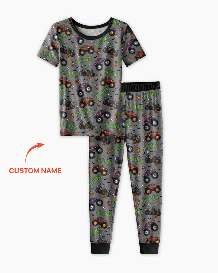 CUSTOM Template Bamboo Two Piece Short Sleeve Pyjamas Set