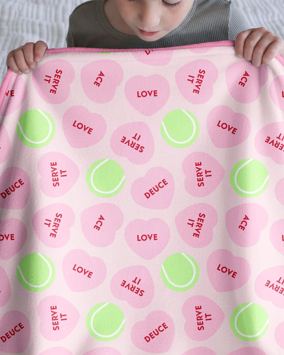Tennis with Love Bamboo Blanket