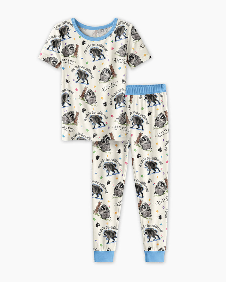 It's Okay to be Jimothy Bamboo Two Piece Short Sleeve Pajama Set