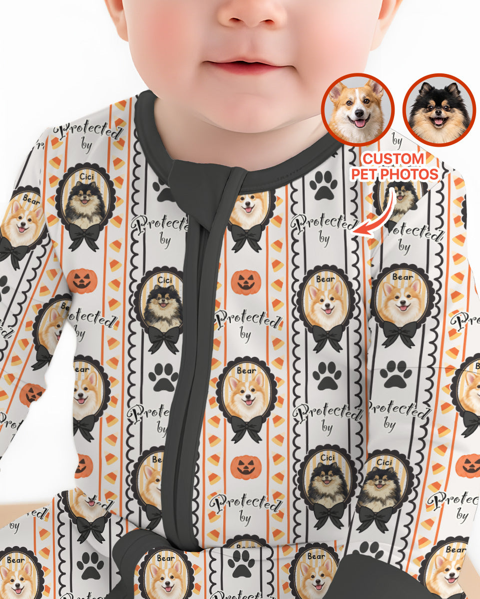 Custom Pet Photos Spooky Protector Bamboo Convertible Zippy