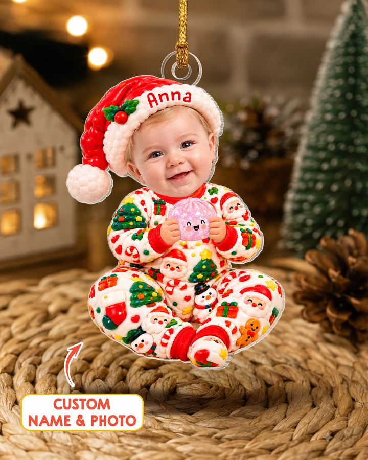 Squishy Christmas Joy Acrylic Ornament