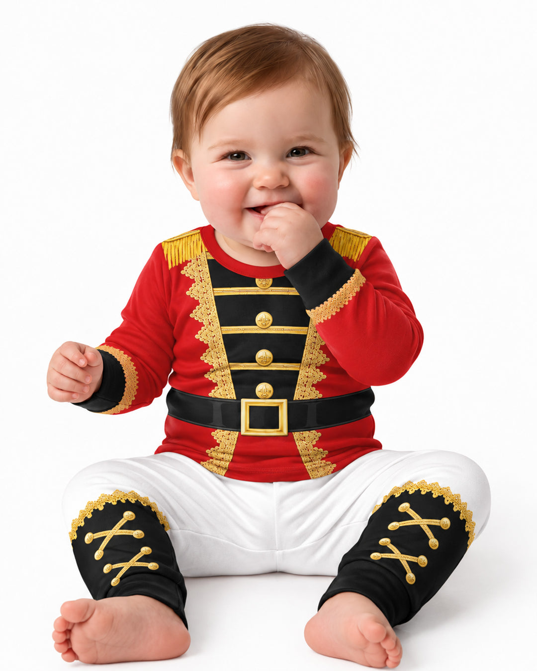Nutcracker Soldier Bamboo Two Piece Long Sleeve Pajama Set
