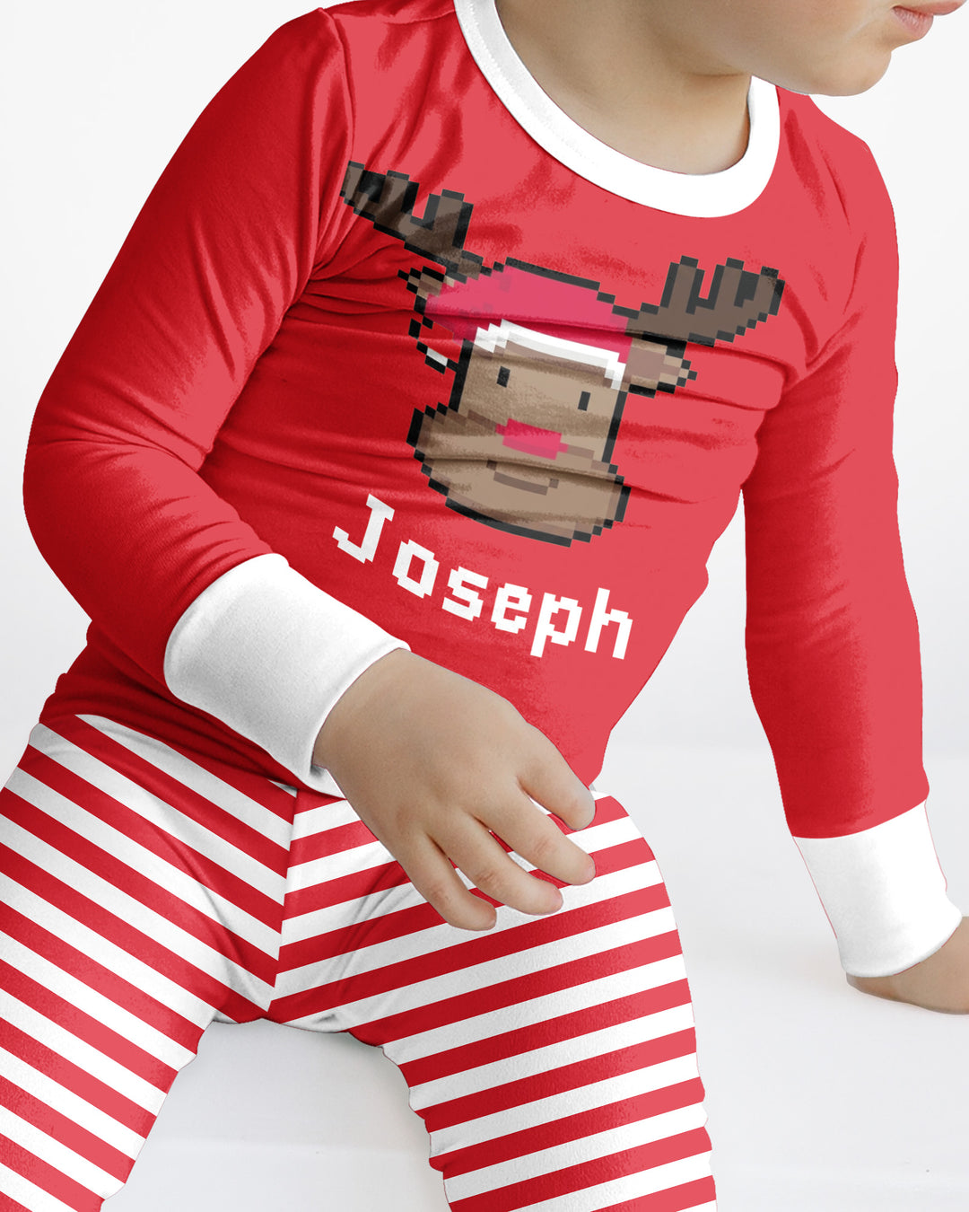 Merry Pixel Pals Bamboo Two Piece Long Sleeve Pajama Set