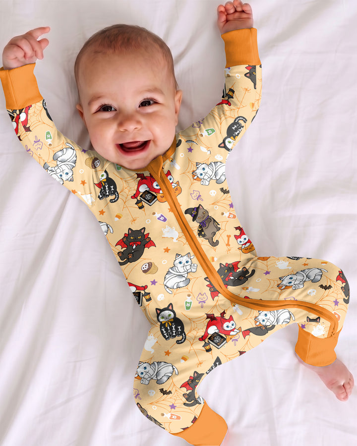 Spooky Kittie Bamboo Convertible Zippy