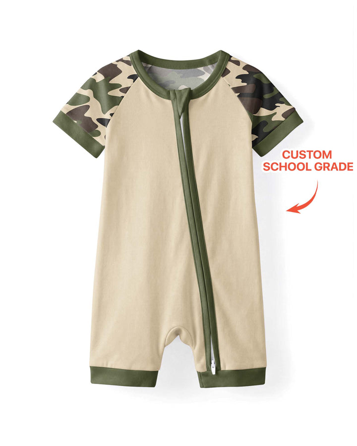 Back To School Monster Truck Dino Bamboo Shorty Zippy