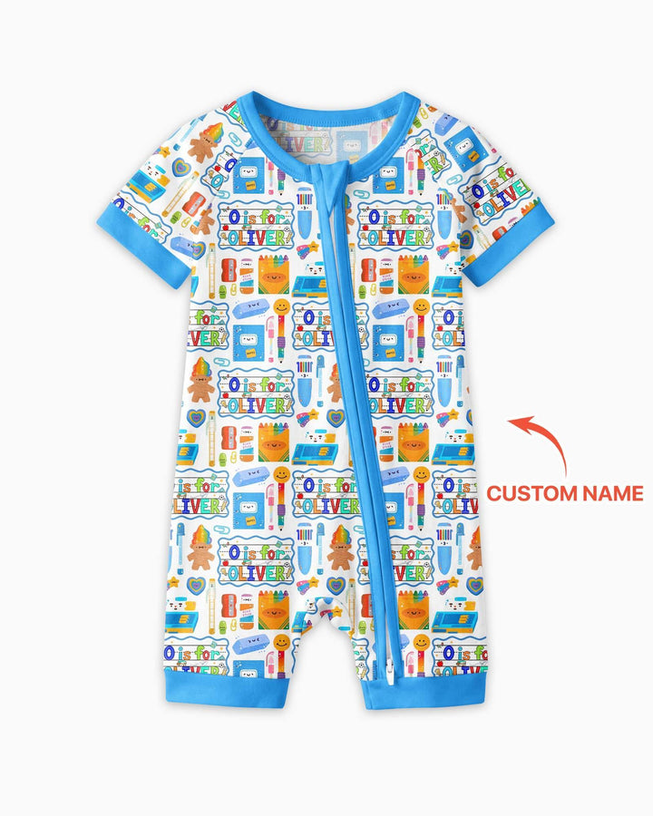 Custom Name Classroom Cuties Bamboo Shorty Zippy