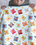 Potato Chips Bamboo Blanket