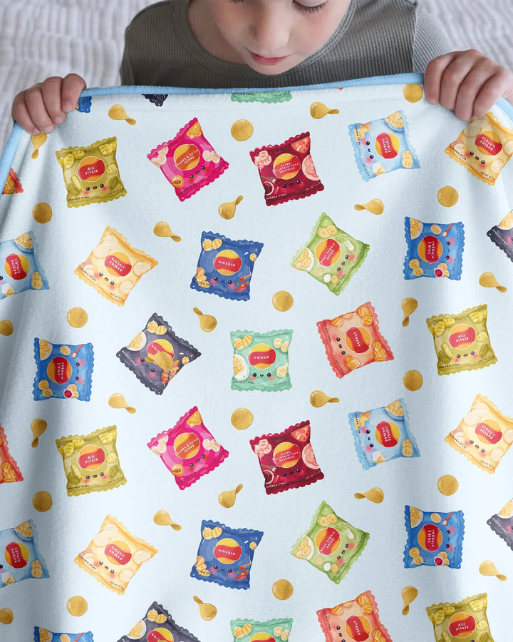 Potato Chips Bamboo Blanket
