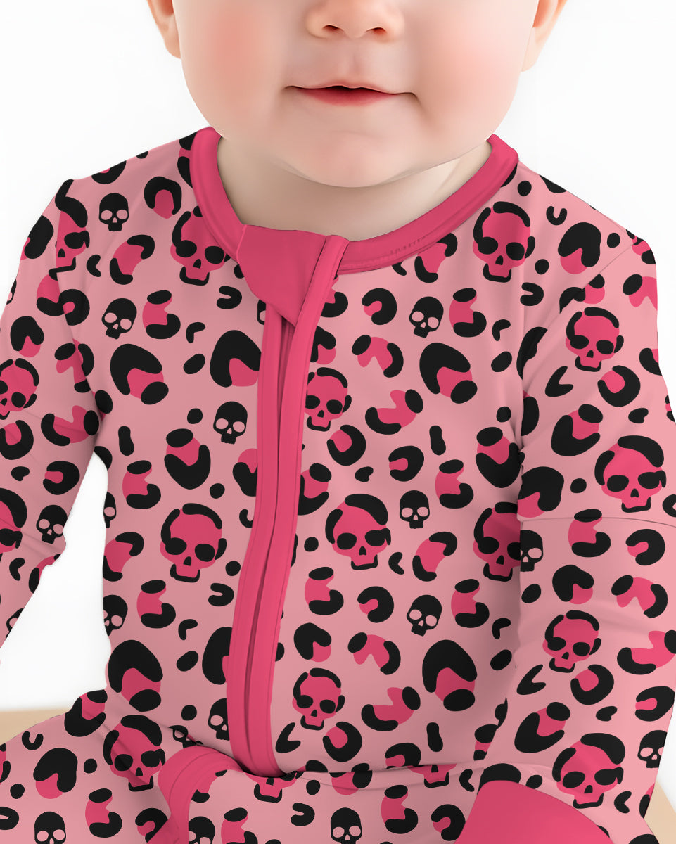 Leopard Skull Bamboo Convertible Zippy