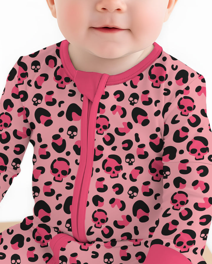 Leopard Skull Bamboo Convertible Zippy