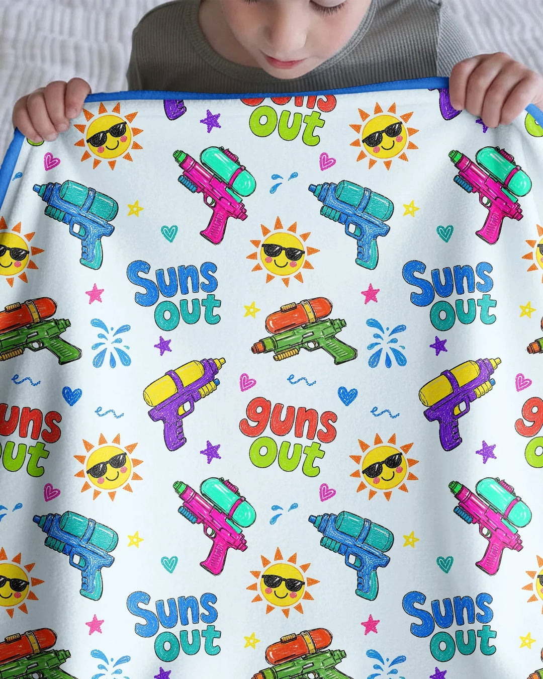 Sun Out Guns Out Bamboo Blanket