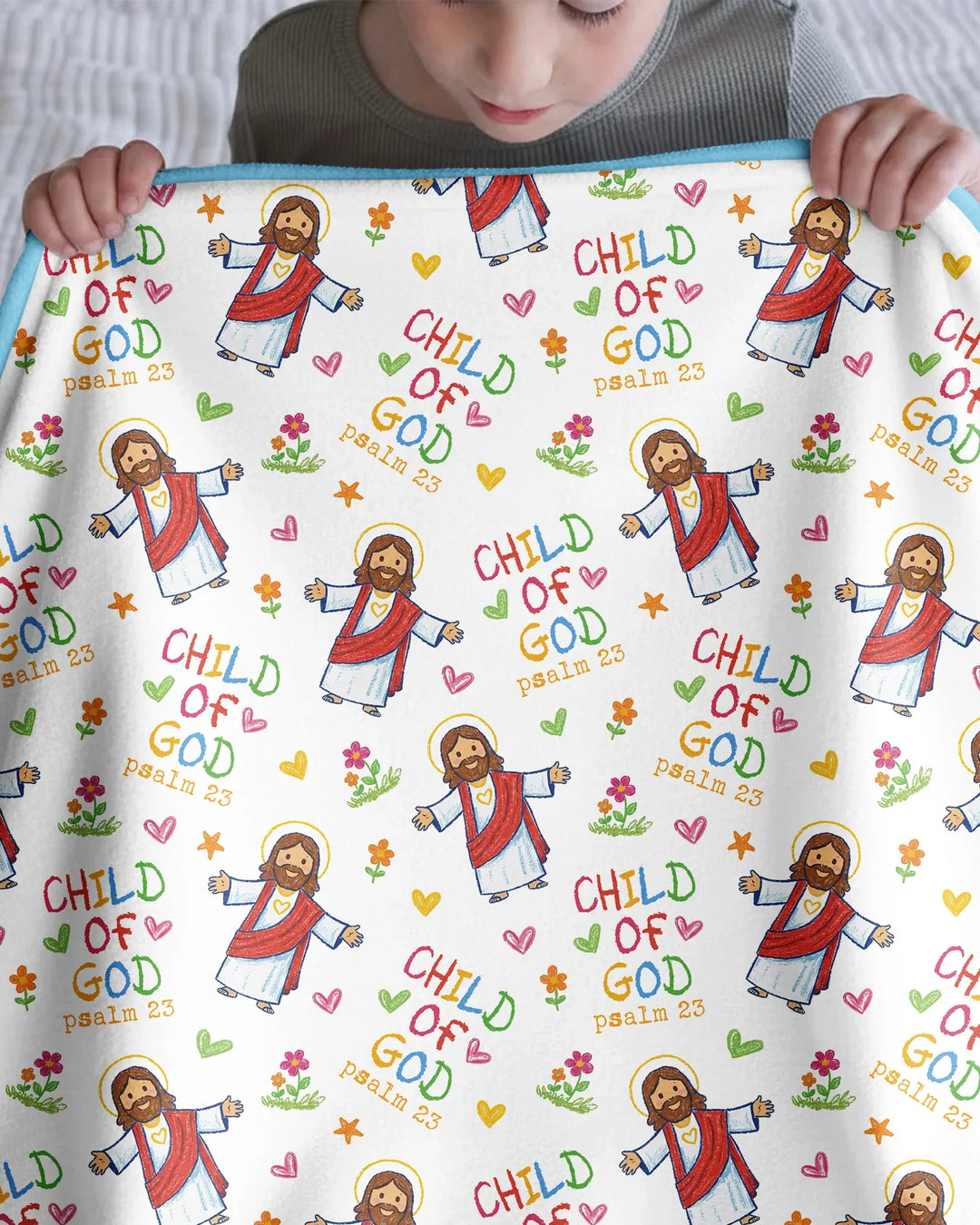 Jesus Loves Me Bamboo Blanket