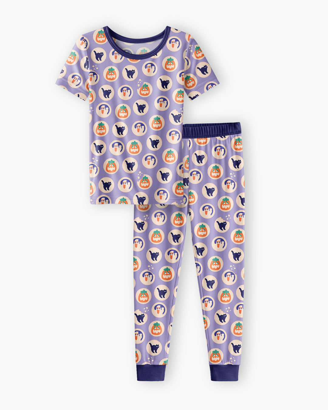 Boo Crew Bamboo Two Piece Short Sleeve Pajama Set