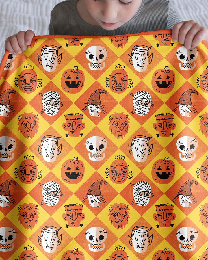 Monster Mix Bamboo Blanket