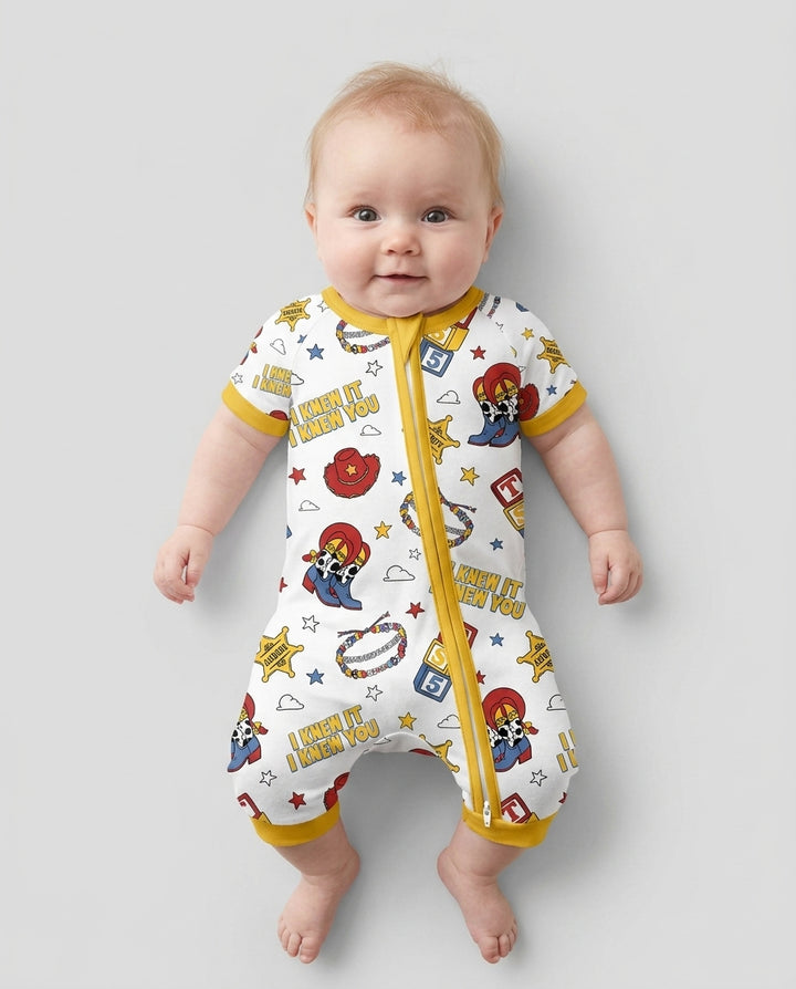 Little Cowgirl Bamboo Shorty Zippy