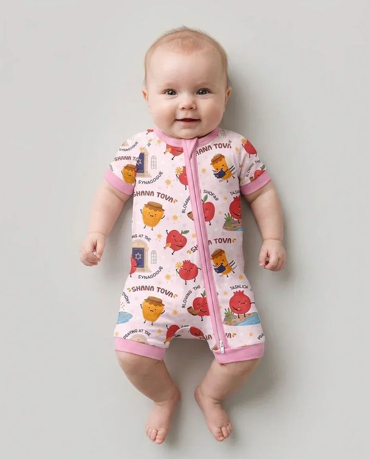 Sweet Sacred Moments Family Matching Bamboo Shorty Zippy
