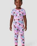 Black Mermaid I Am Strong Bamboo Two Piece Short Sleeve Pajama Set