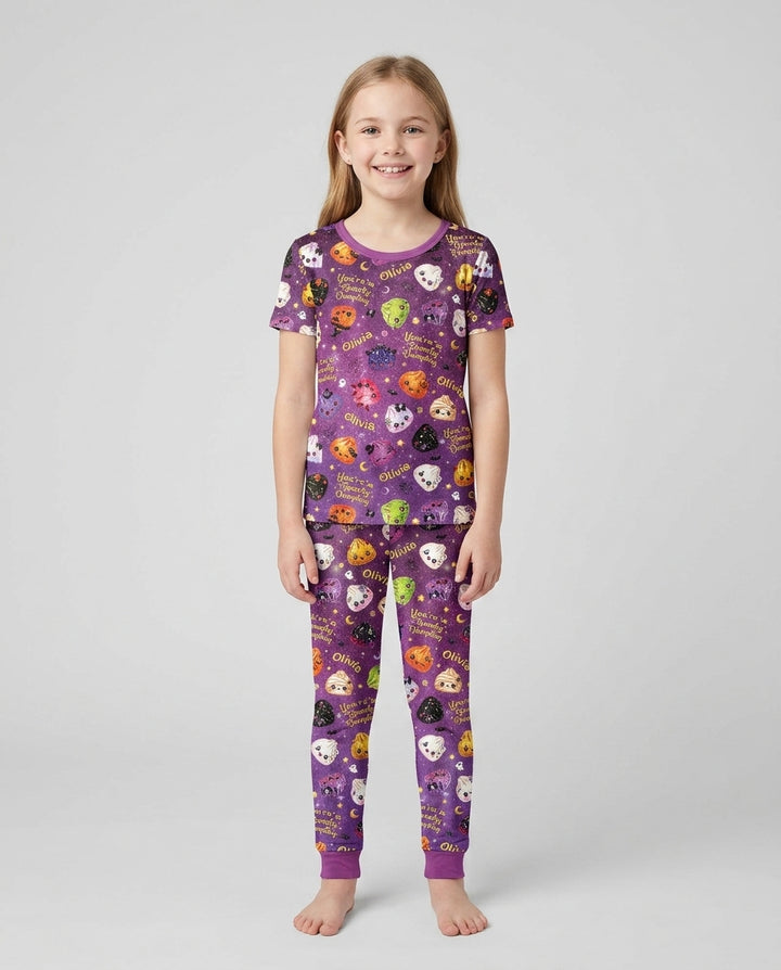 CUSTOM Template Bamboo Two Piece Short Sleeve Pyjamas Set