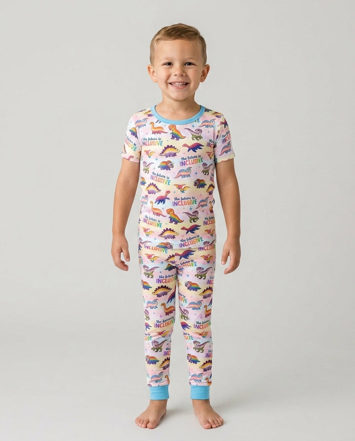 The Future is Inclusive Bamboo Two Piece Short Sleeve Pajama Set