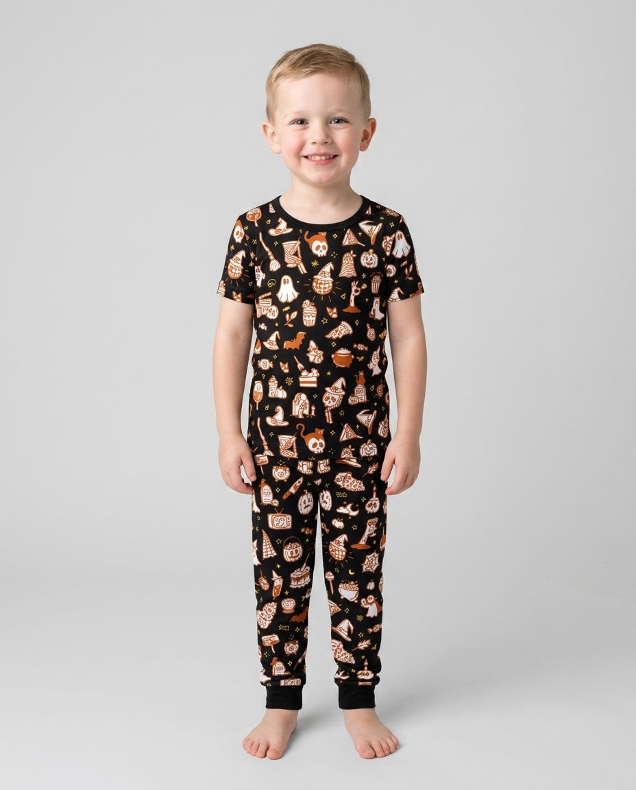 Spooky Season Bamboo Two Piece Short Sleeve Pajama Set