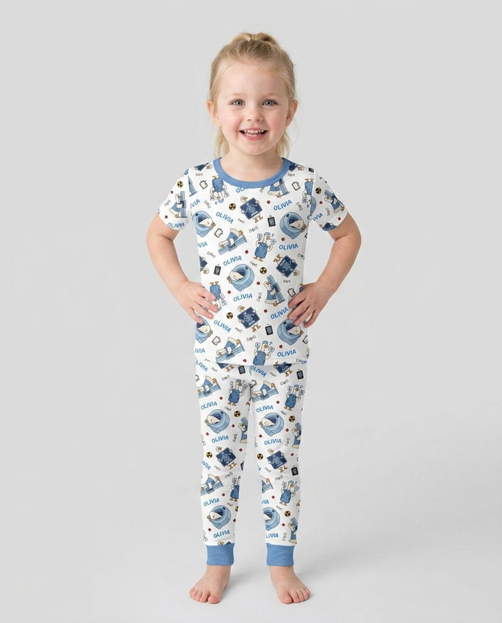 Rad Tech Goose Bamboo Two Piece Short Sleeve Pajama Set