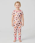 Feelings Vocabulary Bamboo Two Piece Short Sleeve Pajama Set