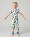 Sun Out Guns Out Bamboo Two Piece Short Sleeve Pajama Set