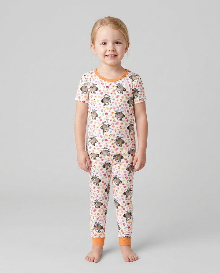 Be A Jimothy Family Matching Bamboo Two Piece Short Sleeve Pajama Set