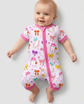 Coquette Ghost & Bow Bamboo Shorty Zippy
