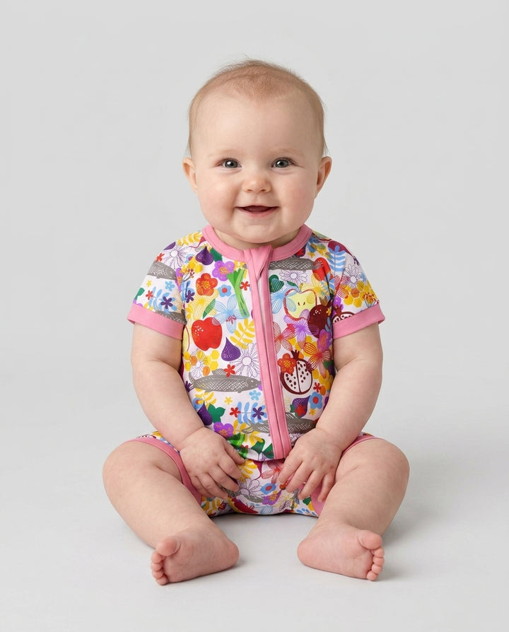Happy Rosh Hashanah Bamboo Shorty Zippy