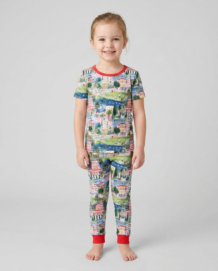Soccer Tour 2026 Bamboo Two Piece Short Sleeve Pajama Set