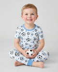 Goal Squad Family Matching Bamboo Two Piece Short Sleeve Pajama Set