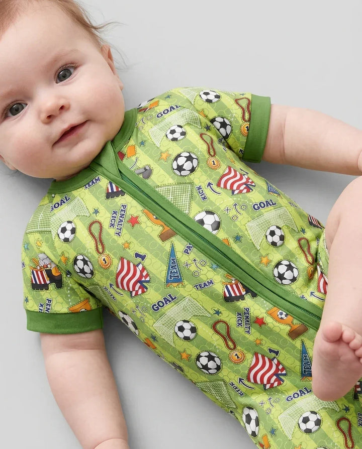 I Love Sports Soccer Bamboo Shorty Zippy
