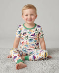 Proud Wings Family Matching Bamboo Two Piece Short Sleeve Pajama Set