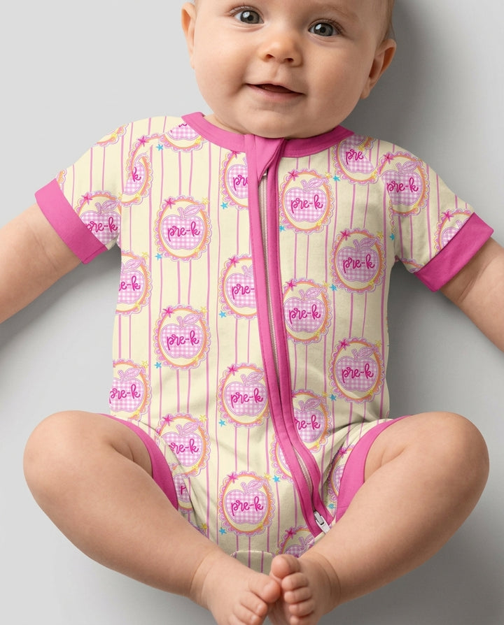Custom Grade School Sweetie Bamboo Shorty Zippy