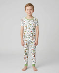 Daddy's Fishing Buddy Daddy& Me Matching Bamboo Two Piece Short Sleeve Pajama Set