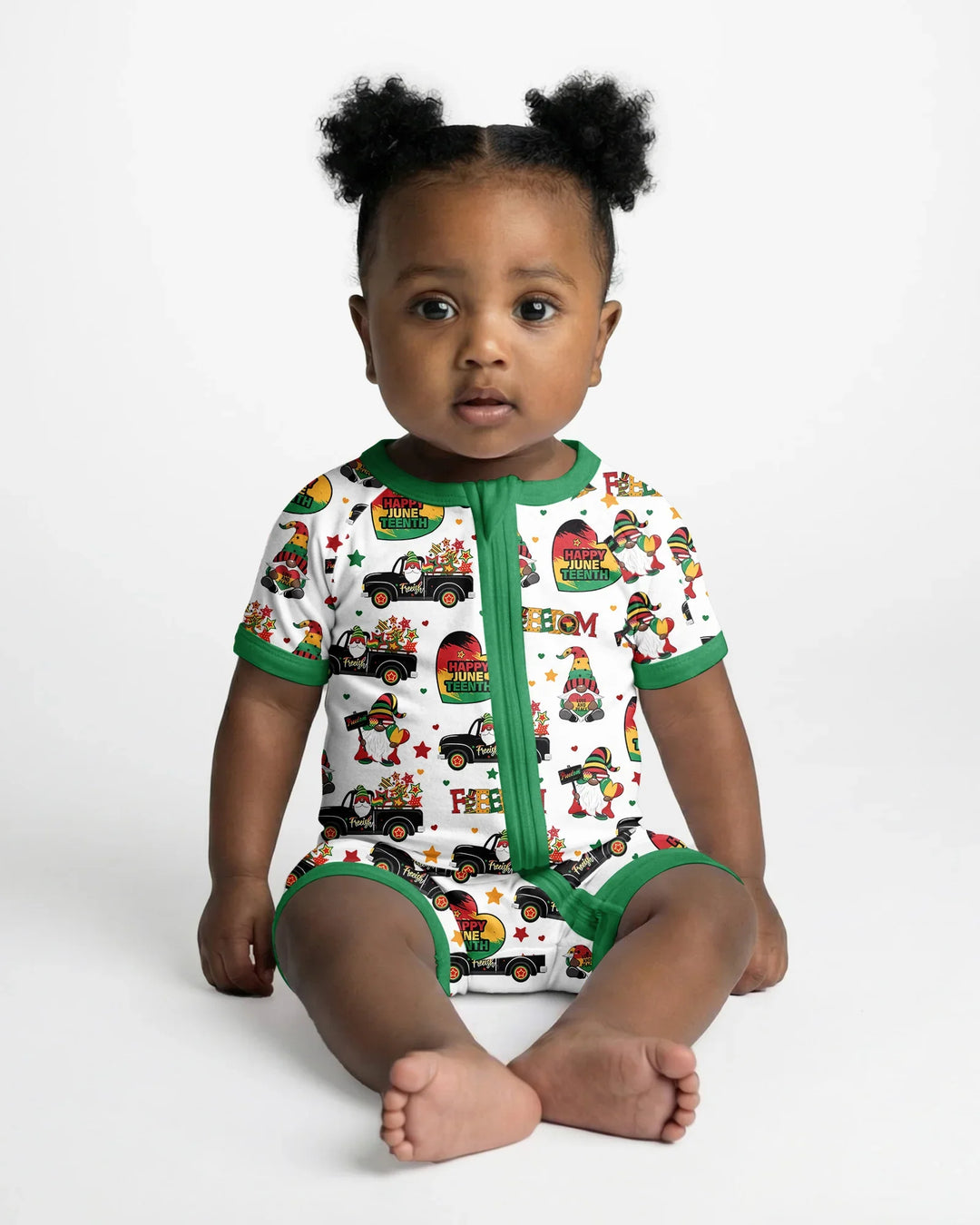 Gnome Happy Juneteenth Bamboo Shorty Zippy