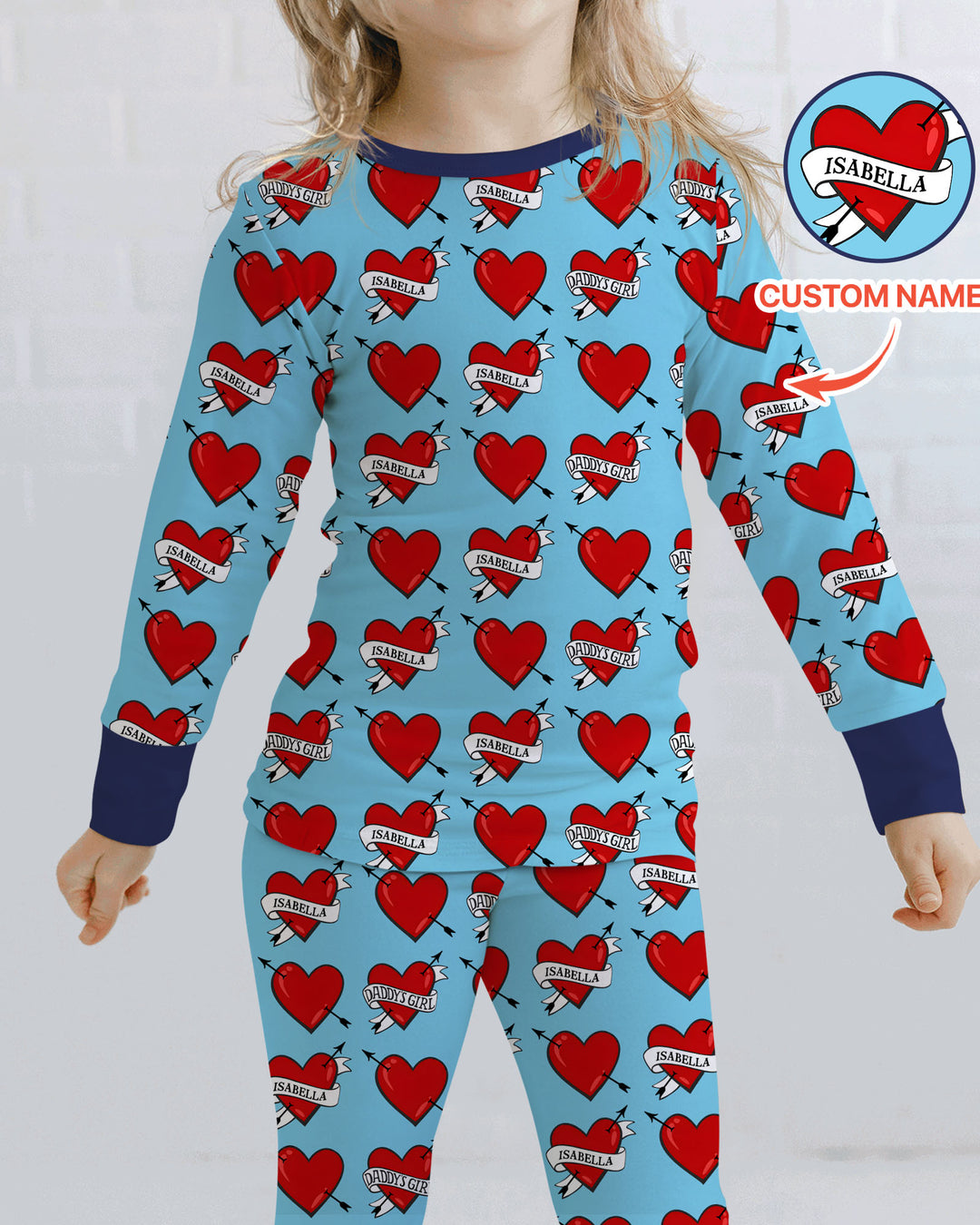 Dad's Kids Bamboo Two Piece Long Sleeve Pajama Set