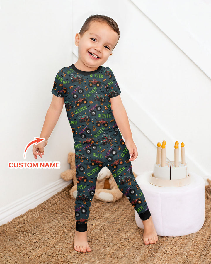 CUSTOM Template Bamboo Two Piece Short Sleeve Pyjamas Set