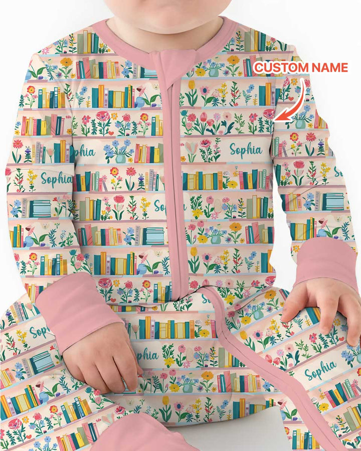 Personalized Book Lover Bamboo Convertible Zippy