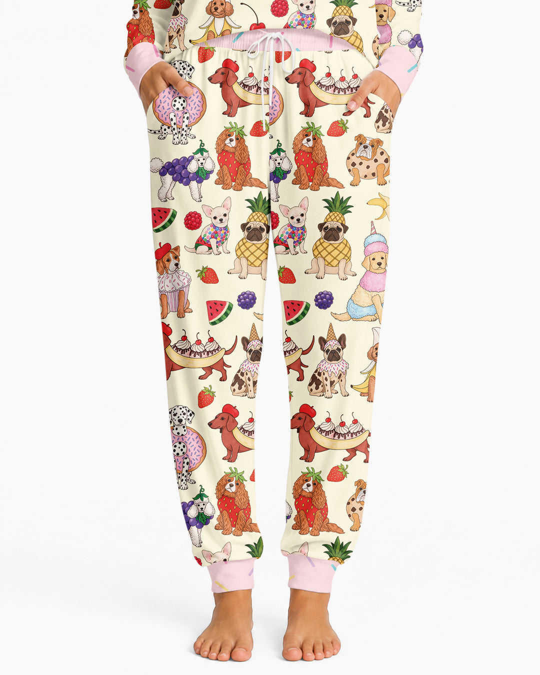 Sweet Treat Pups Bamboo Women Pajama Set