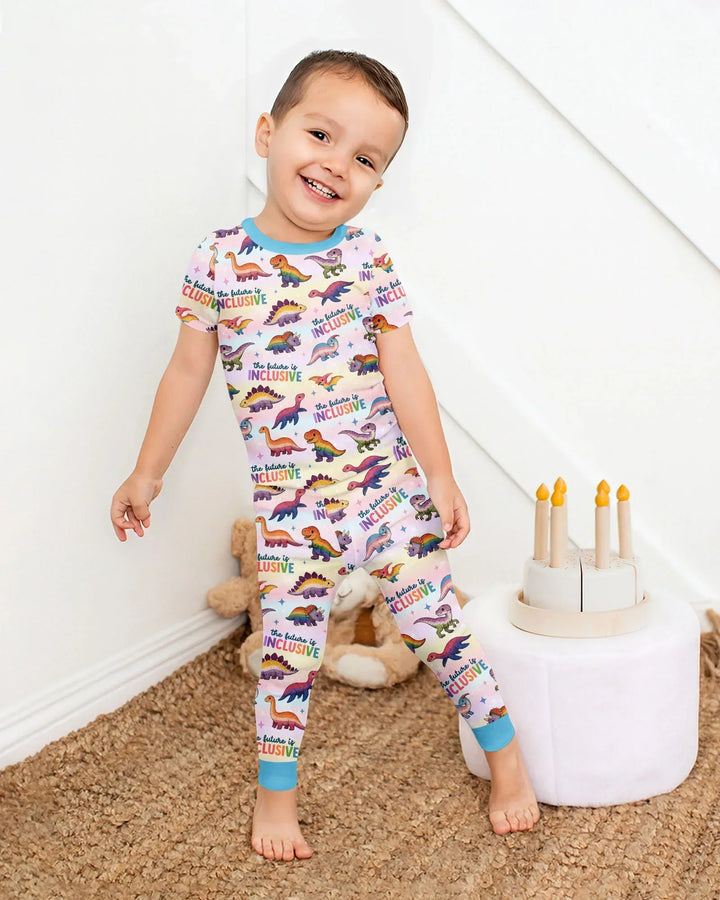 The Future is Inclusive Bamboo Two Piece Short Sleeve Pajama Set