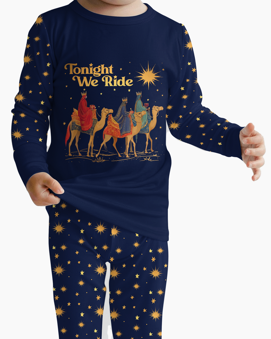 Tonight We Ride Bamboo Two Piece Long Sleeve Pajama Set